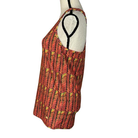 Under Armour Large Surftide Fitted Tank Top HeatGear Racerback After Burn Orange - Picture 6 of 9